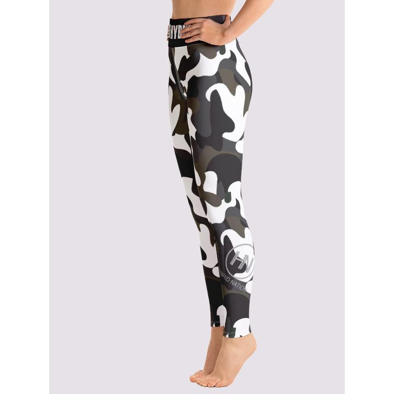 HYBRID NATION WOMEN SPORT FLEX LEGGINGS (CAMO) by Hybrid Nation