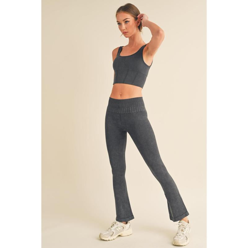 Women'S Stone-Washed Active Matching Set