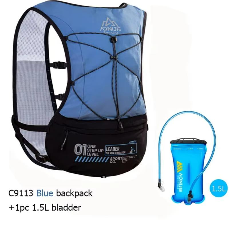 AONIJIE 5L Hydration Running Vest, Multifunctional Water Backpack with Water Bladder for Trail Running,Sports & Outdoor Clothes Accessories for Men &Women,Gym Bag,Bicycle Backpack,Activewear for Runners