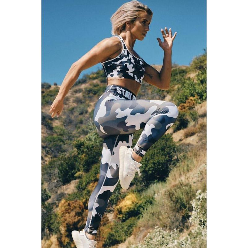 HYBRID NATION WOMEN SPORT FLEX LEGGINGS (CAMO) by Hybrid Nation