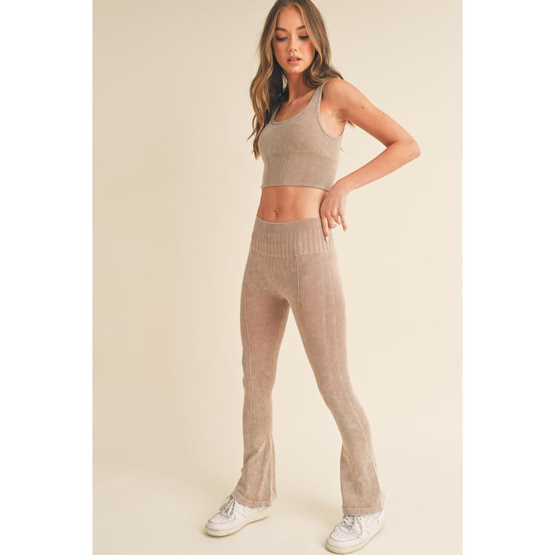 Women'S Stone-Washed Active Matching Set