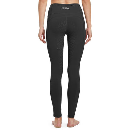 Women's Tights Fleece Lined Pants Silicon Grip with Pockets