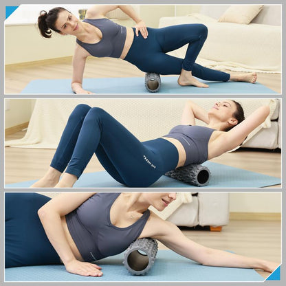 Foam Roller, 15 Inch Deep Tissue Massager for Muscle Massage, Myofascial Trigger Point Release, Exercise, Yoga, Pilates