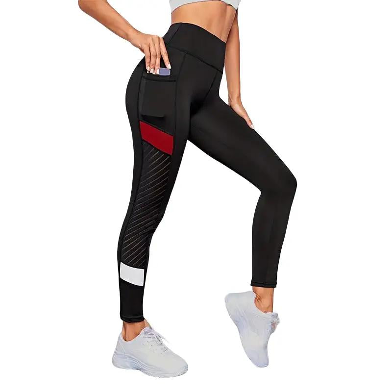 Women High Waist Yoga Pants with Pockets